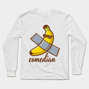 Banana Maurizio Cattelan’s Comedian Long Sleeve T-Shirt